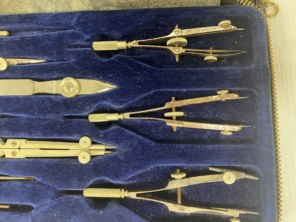 Vintage Design and Architecture Compass Drafting Kit Pre-Owned