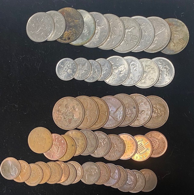 Modern Coins & Notes for spending money in Great Britain