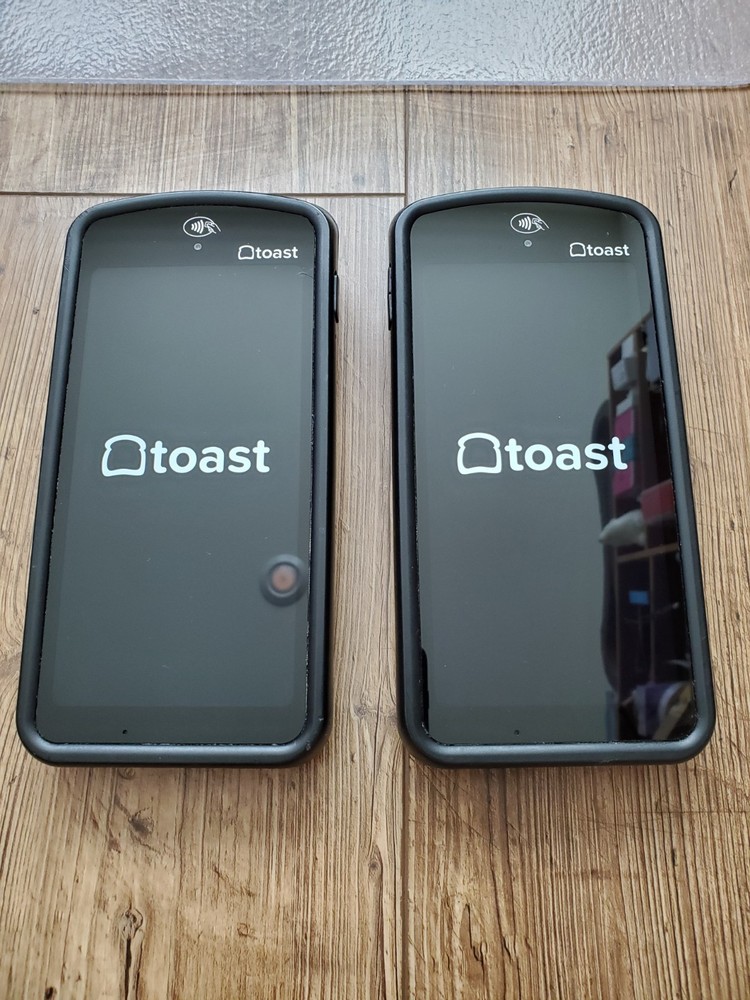 Two(2) Toast Flex POS Go 2 Handheld Tablet Mobile Computer Device - TG200