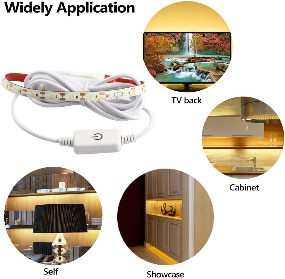 CUQI USB Sewing Machine Light Strip, 5V 30CM LED Sewing Light Strip with Touch D