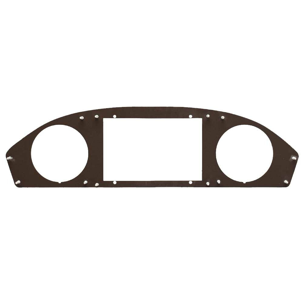 Cobalt Boat Gauge Chartplotter Panel 503240WB | Brown Aluminum