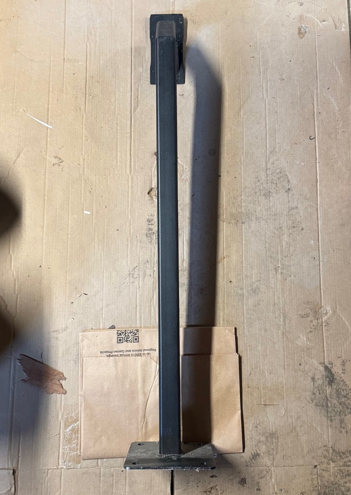 2N Gooseneck Intercom Stand, JET BLACK, Height: 120cm / 47ʺ