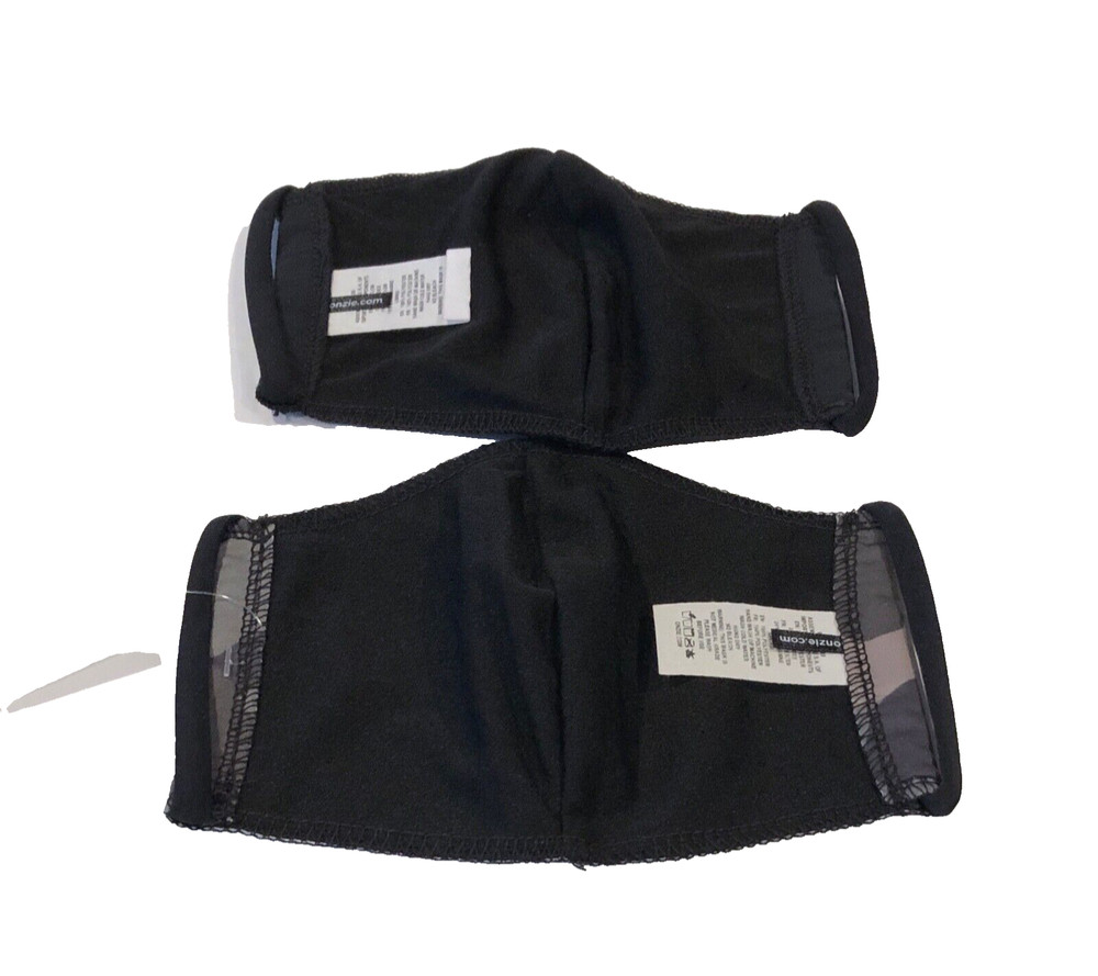 (NEW) Onzie Mindful Mask Unisex 2 Pack Face Mask, Solid & Camo