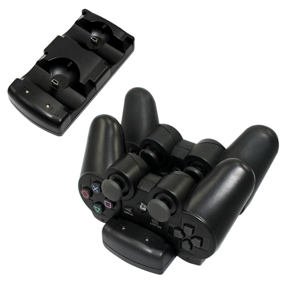 for Sony PS3 Wireless Controller USB Dual Charger Charging Dock Station