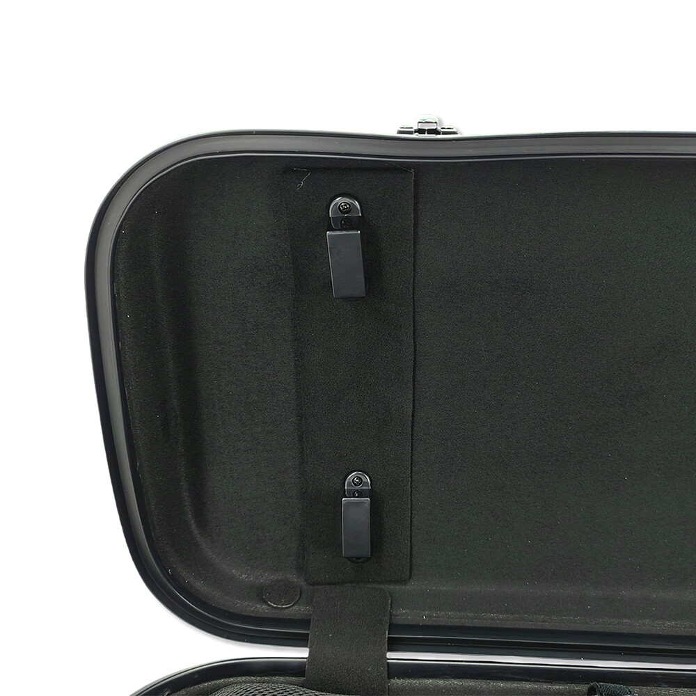 White 4/4 violin Case mixed Carbon fiber case Light Sheet bag Code lock new