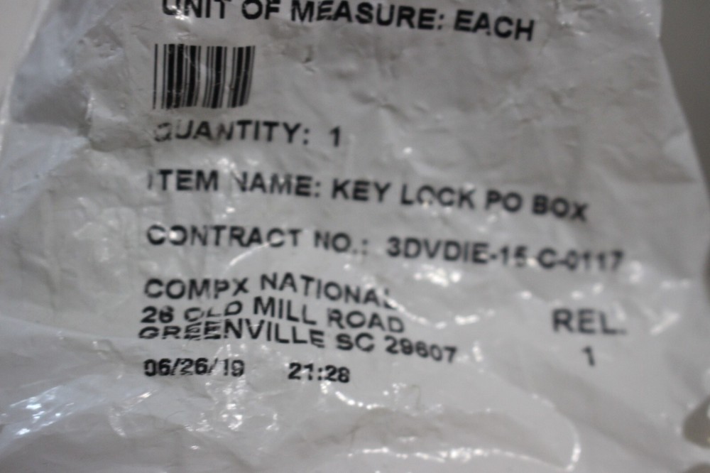 KEY LOCK FOR MAILBOX O306D 3-PACK 2 KEYS EACH