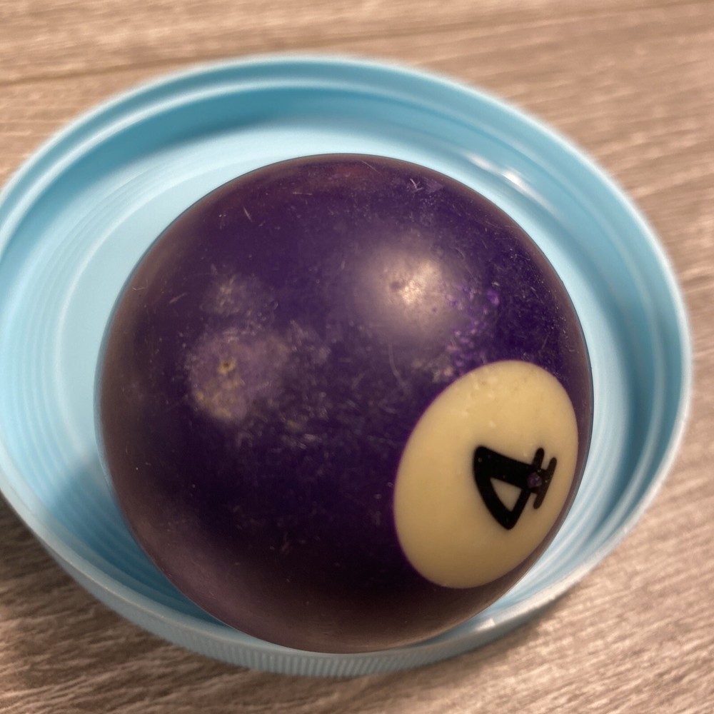 Sportcraft Replacement Billiard Pool Ball Number 4 Solid Purple