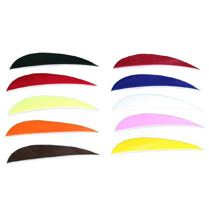 Muddy Buck Gear 5" Parabolic RW Feathers - 50 Pack (Black)