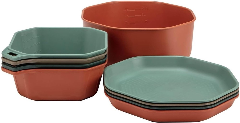 Gerber Gear ComplEAT Tableware Set - Polypropylene Camping Cookware - Portable O