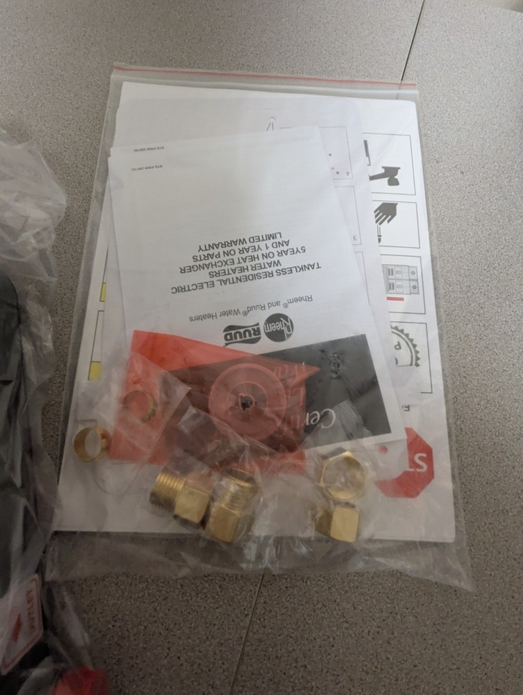 Rheem 11 kW 2.15 GPM 240V Self-Modulating Electric Tankless Water Heater