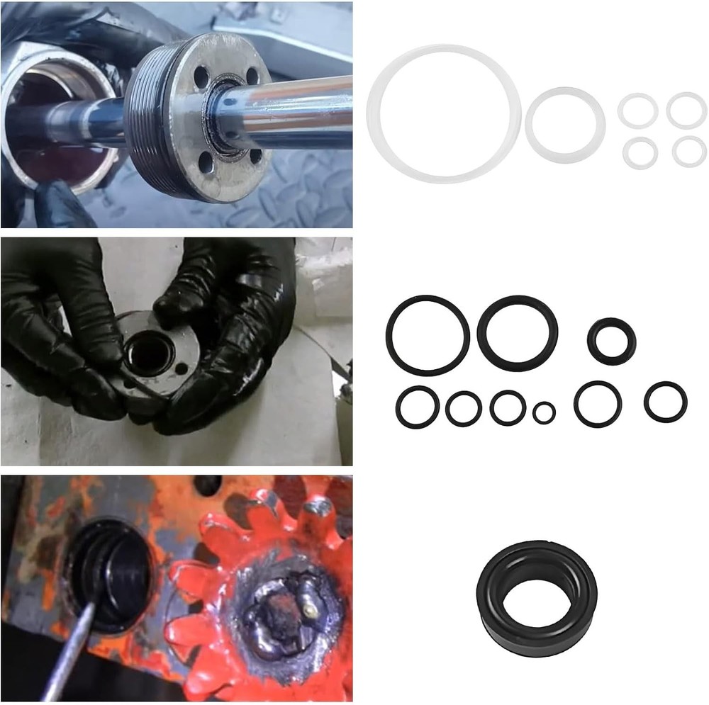 Sun Walker 17 PCS Floor Jack Seal Kit, 3 Ton Horizontal Jack O-Ring Seal Replace