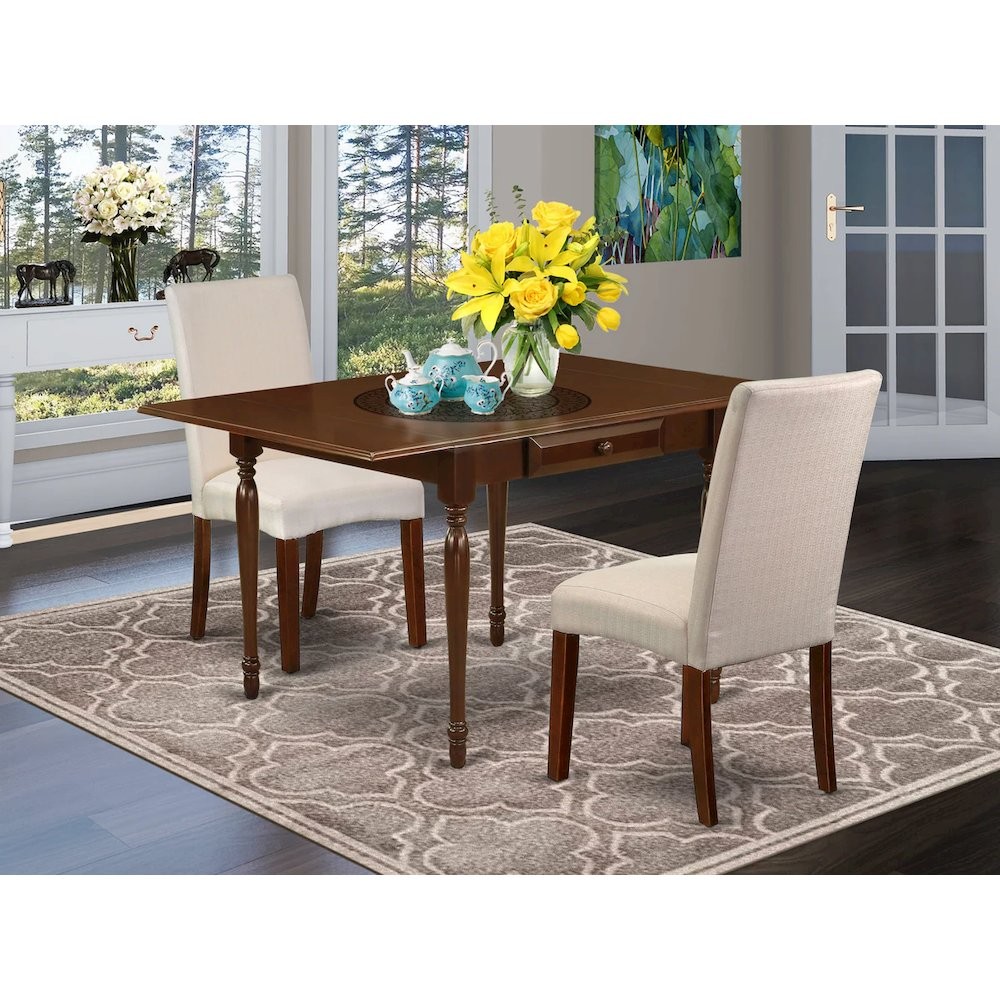 Dining Room Set Mahogany, MZDR3-MAH-01