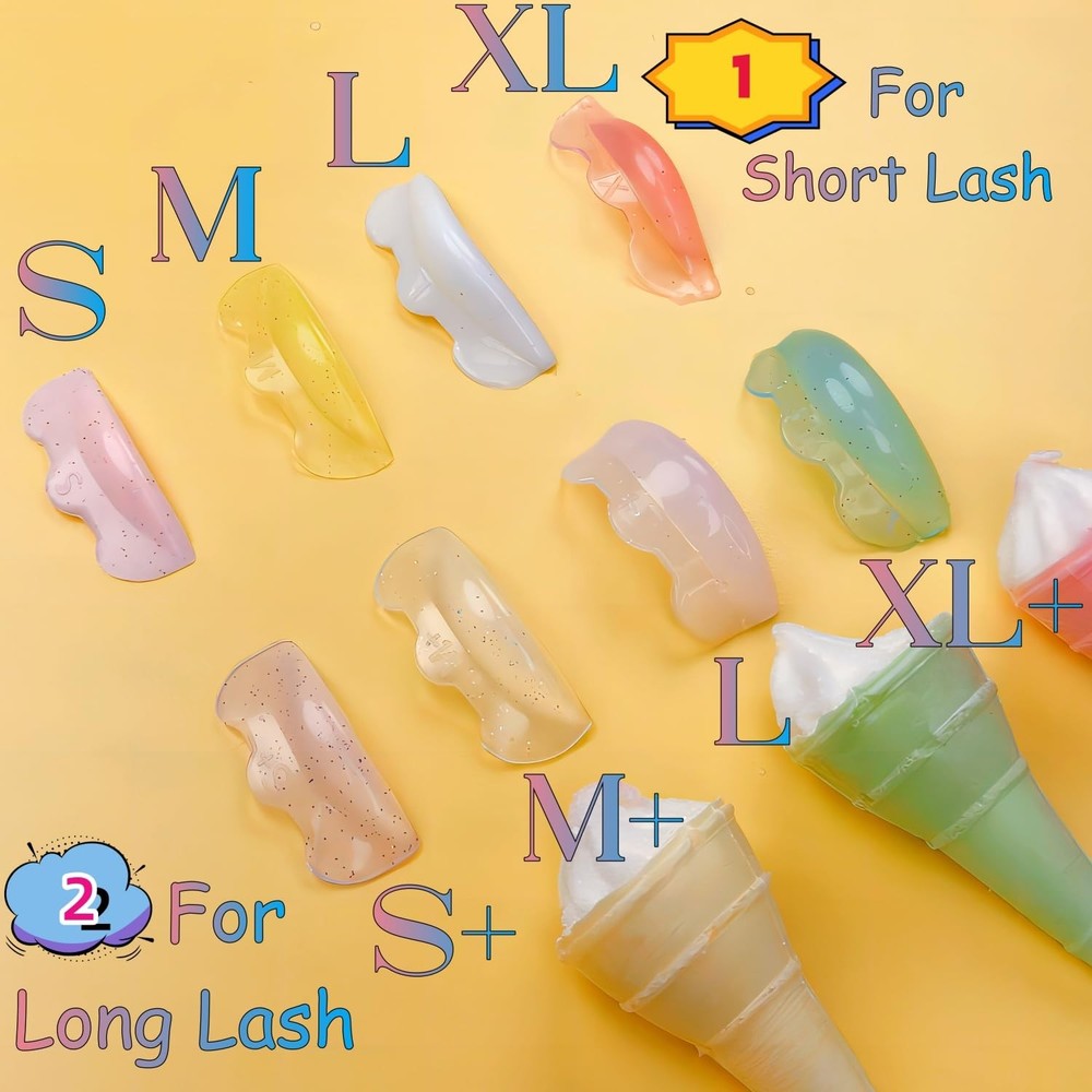 Lash Lift Ribbons Eyelash Lifting Shields Mini Lami Lamination Roller Soft Si...