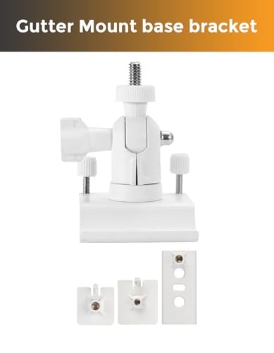 Vinyl Siding Hooks for Stick Up Cam/Pro Solar Panel, Spotlight Cam 1 Pack White