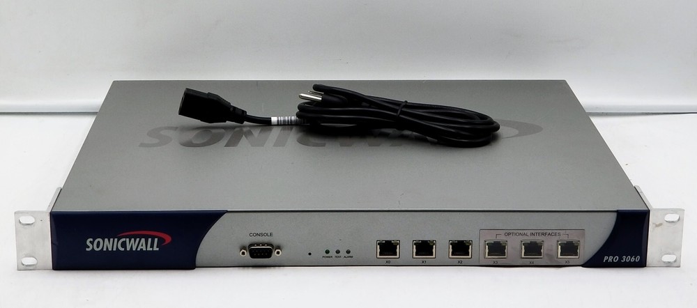 SonicWall PRO 3060 VPN Firewall Network Security Appliance