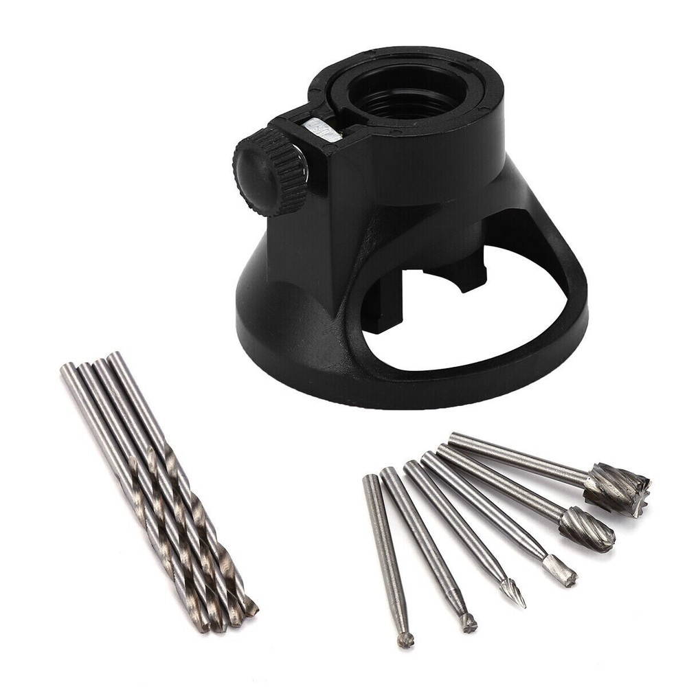 Dremel Rotary Multi Tool Cutting Guide HSS Router Drill Bits Set Attachment Kit