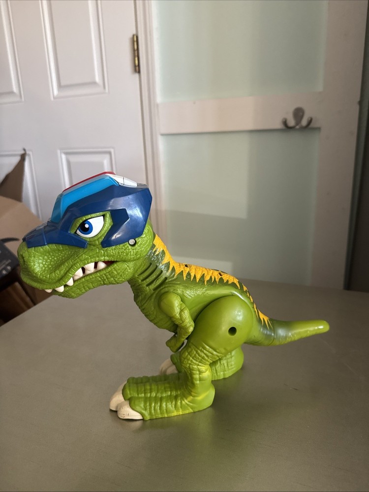 Playskool Heroes Chomp Squad Troopersaurus Dinosaur. tested/works. pre-owned