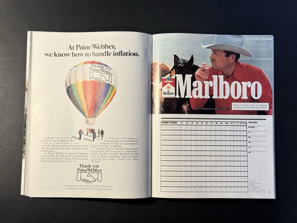 1979 World Series MLB Official Program Pittsburgh Pirates vs. Baltimore Orioles