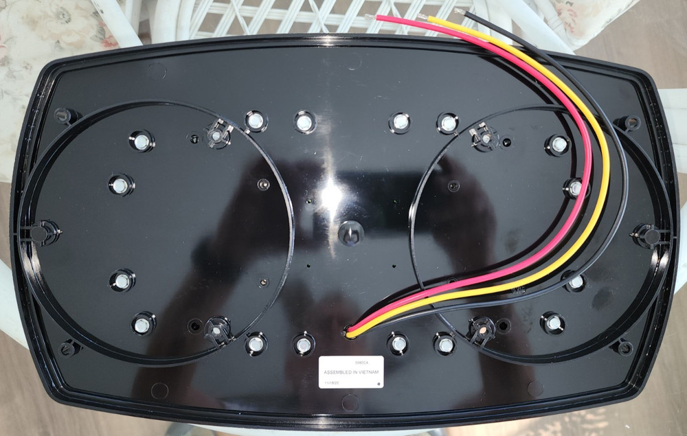 ECCO 5580CA PERMANENT MOUNT LED MINIBAR Amber