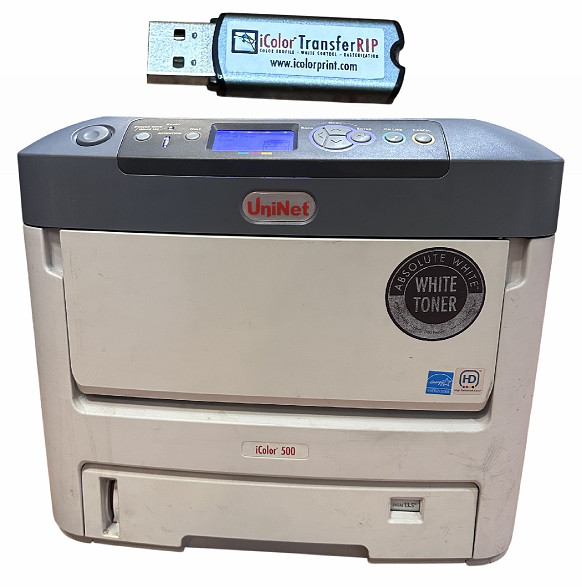 Uninet iColor500 White Ink Printer comes with the iColor Transfer RIP software