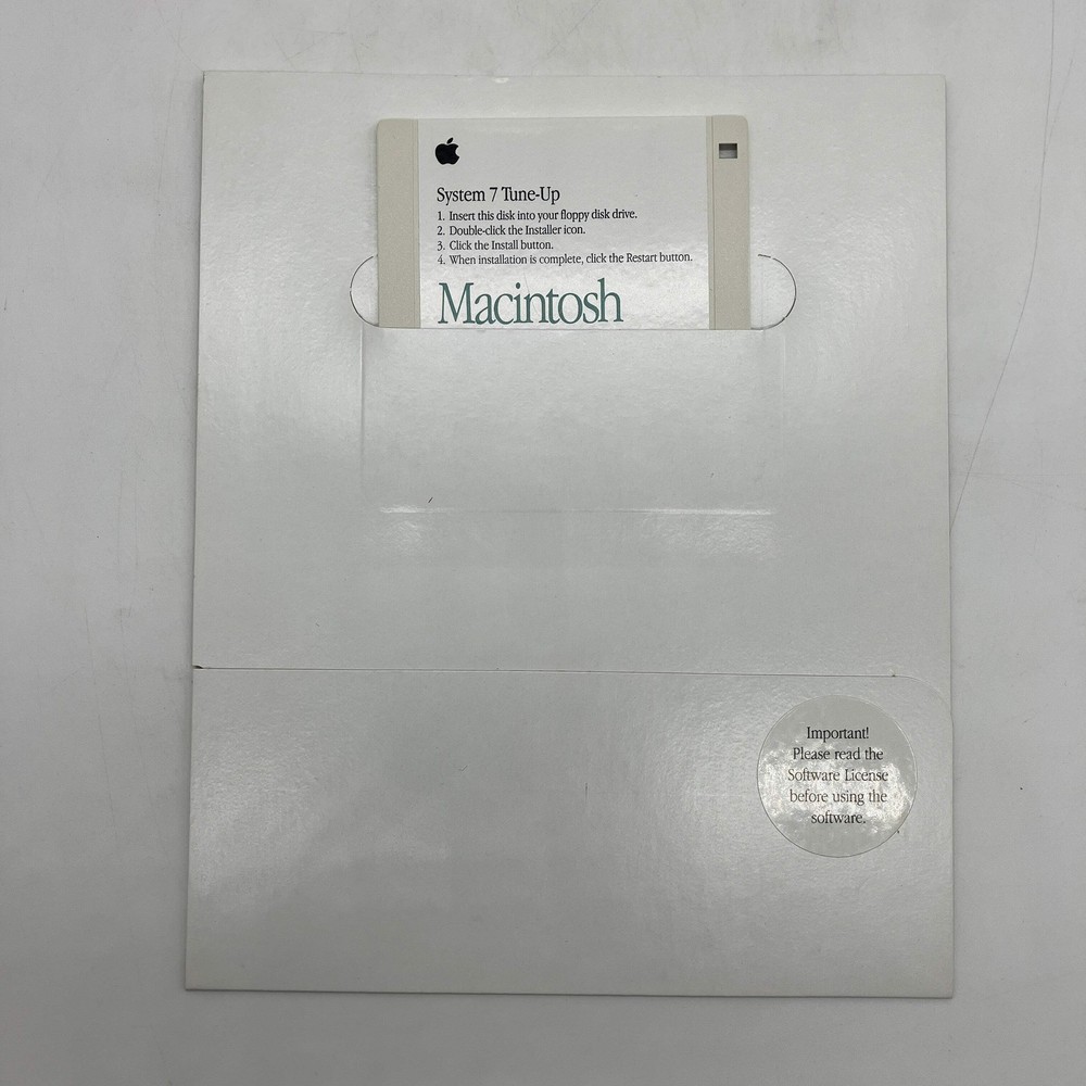 Apple System 7 Disk Set Part 914-0363-B (1991) Apple Computer Unopened