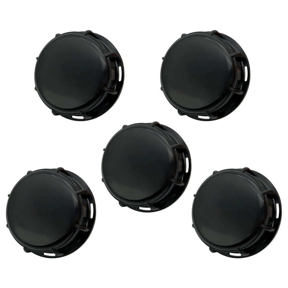 5 PCS IBC Water Tank Adapter End Cap Dust S60X6 60mm Coarse Thread Plastic