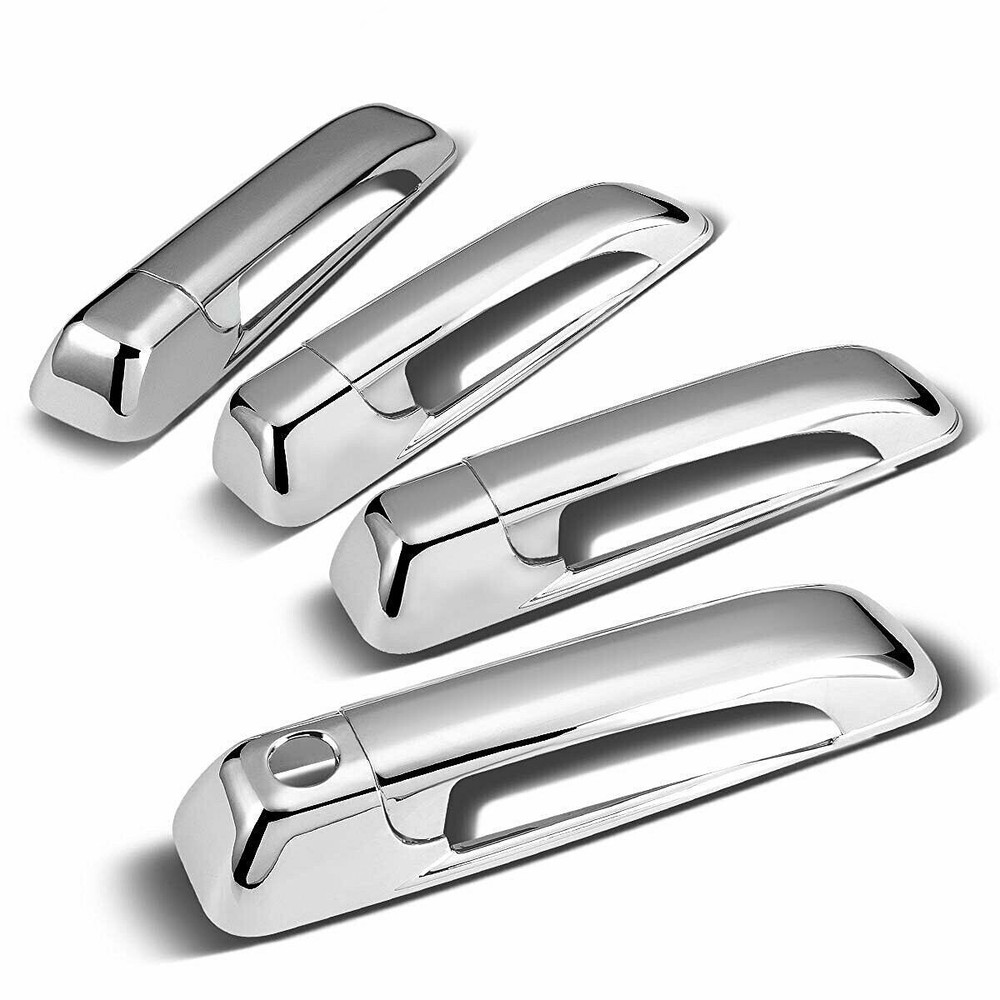 For 2020-2025 Ram 2500 3500 CHROME 4 Dr Handle + Tailgate Covers W/O Smartkey