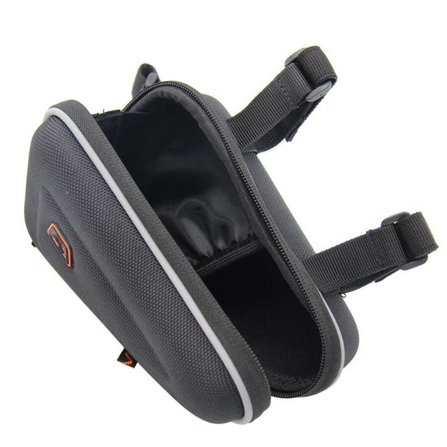 Motorcycle Saddle Storage Bag Engine Guard Mount Case Pouch Accessories Black