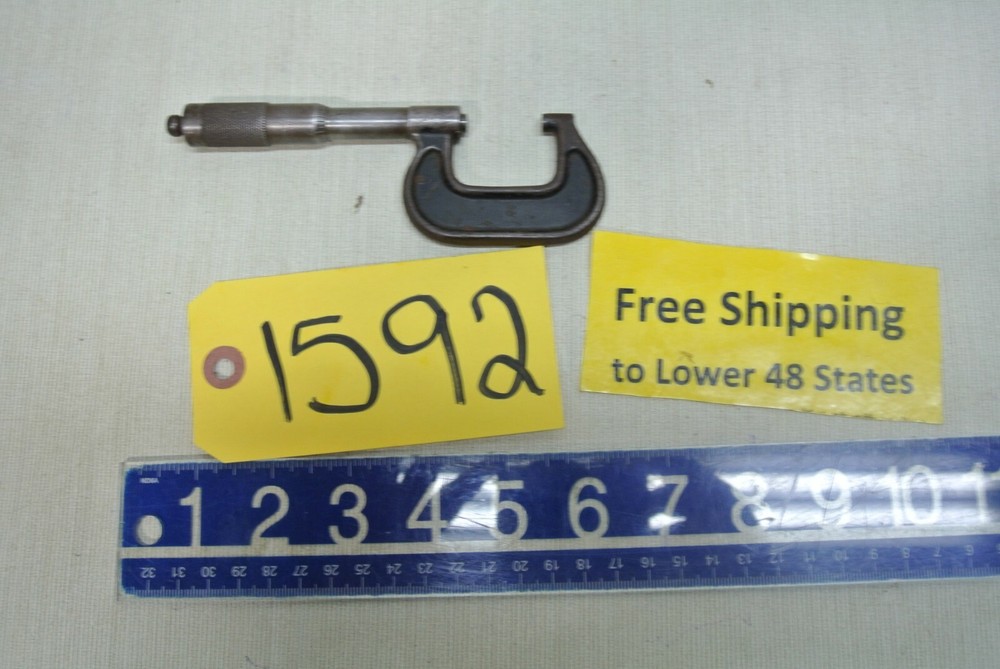 3 Machine Shop Tools Micrometer - Digital Caliper - Bruning Planimeter #80-511