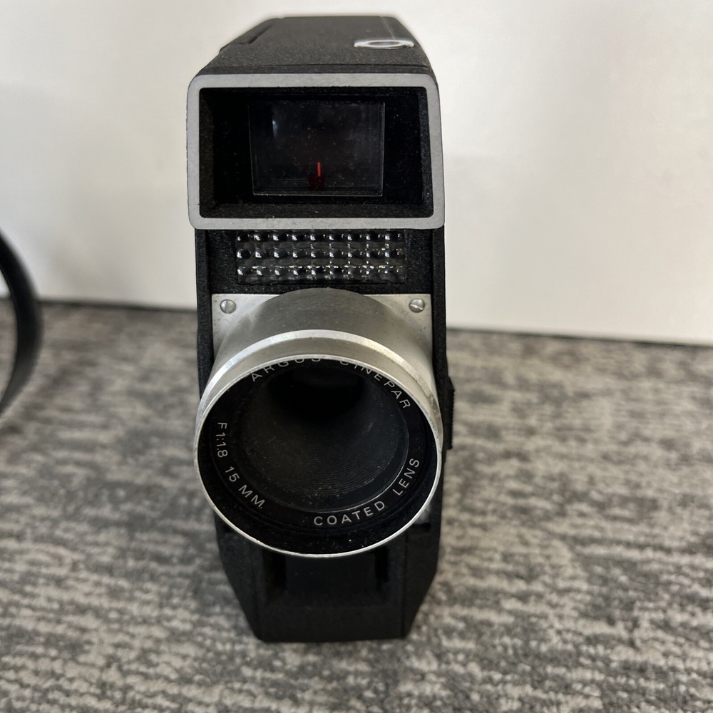 Vintage Argus Model 801 Camera With Black Case, Untested