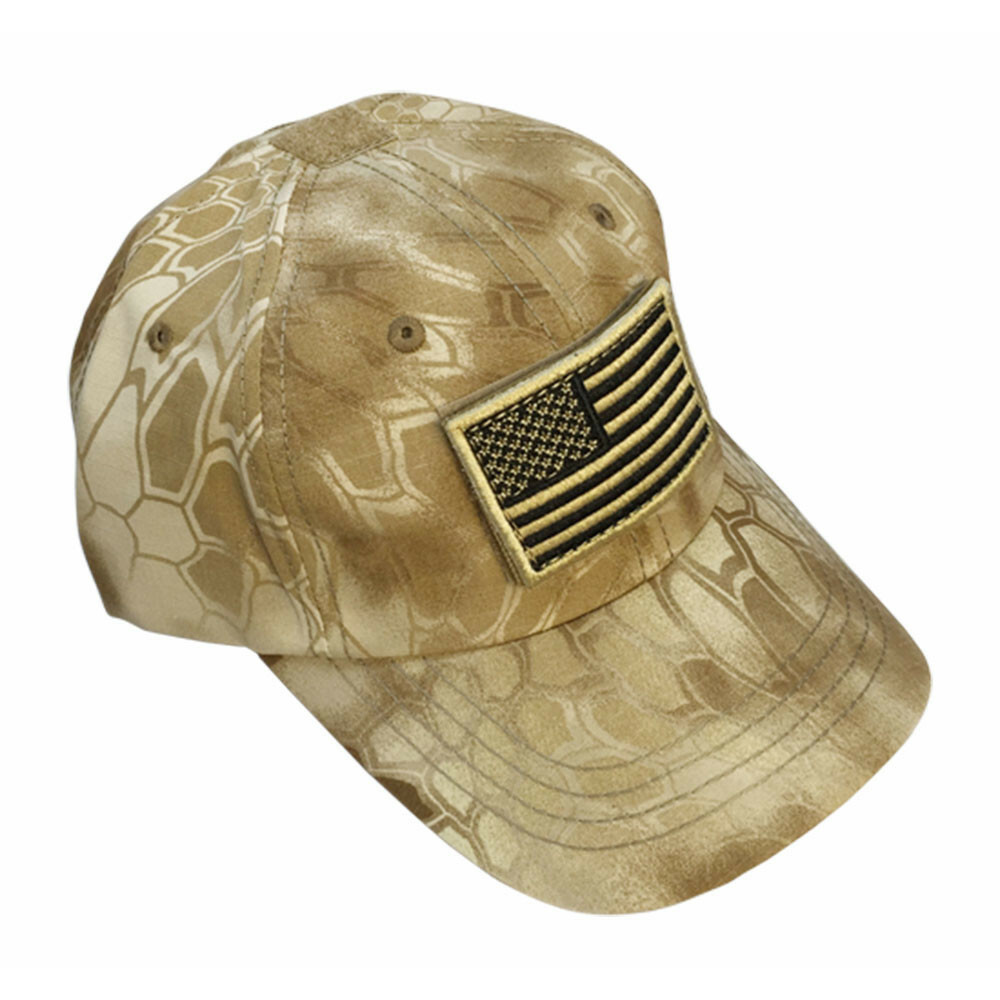 Special Force Tactical Contractor CAP HAT Removable US Flag-Kryptek Nomad
