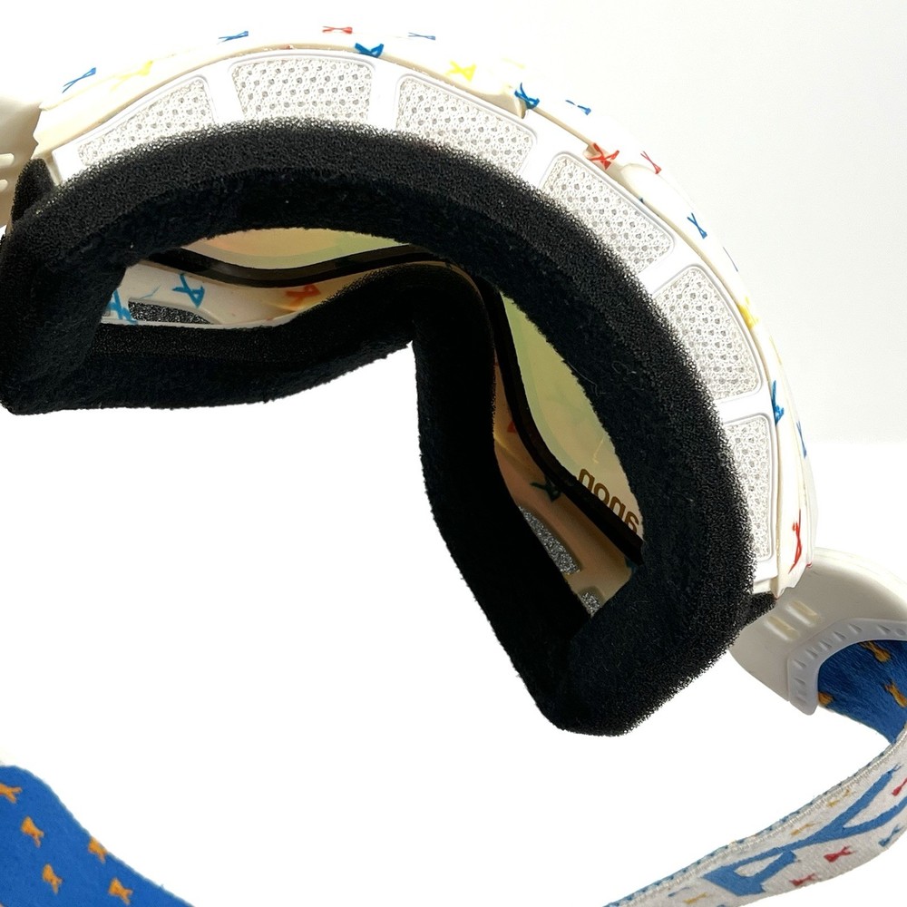 Anon Majestic Women's Ski Goggle White Frame Multi Colored Awareness Flags