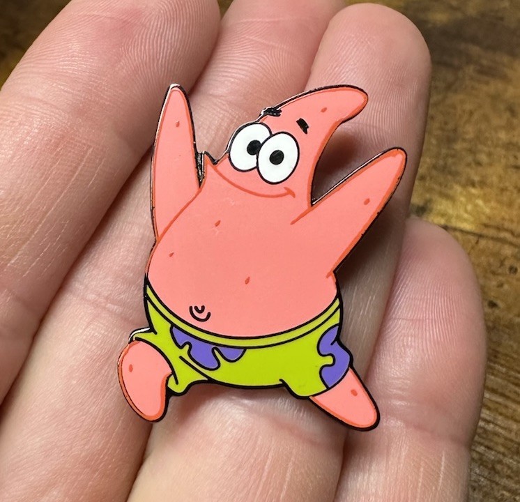 Vintage 2002 Universal Studios Florida SpongeBob SquarePants PATRICK STAR Pin