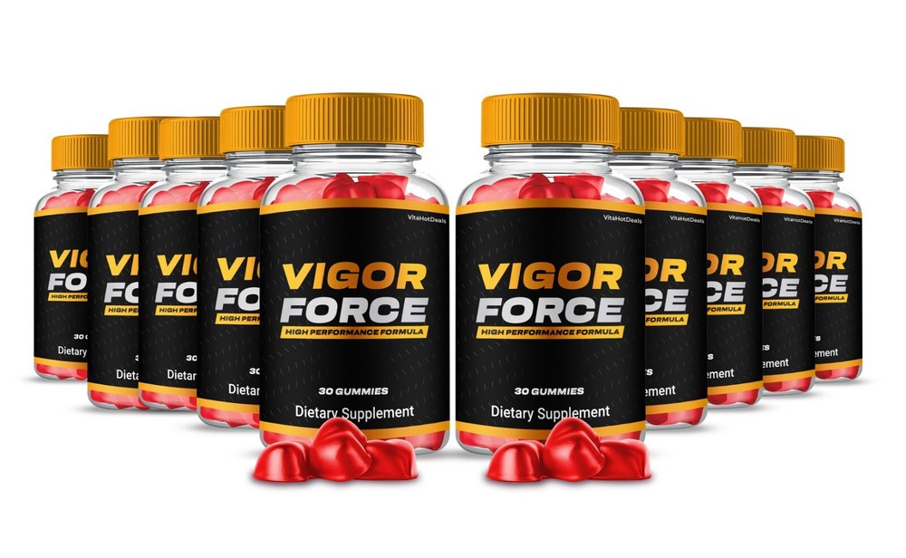 Vigor Force Gummies Supplement, Max Strength, VigorForce Energy Boost (10 Pack)