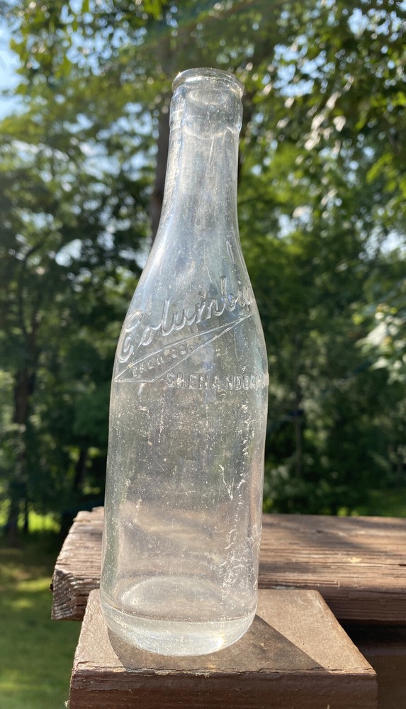 Columbia Brew Co. Shenandoah PA Blown beer bottle