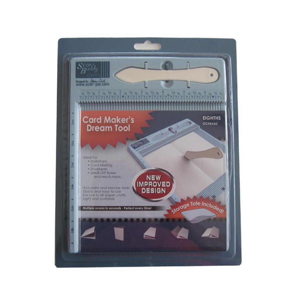 Scor-Buddy Eighths Mini Scoring Board 9"x7.5" Imperial Multi