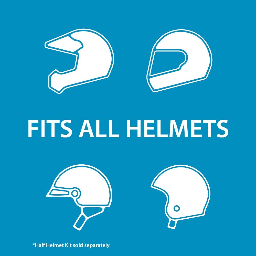 Cardo Systems Spirit Motorcycle Bluetooth Communication Headset 2 Pack, Black