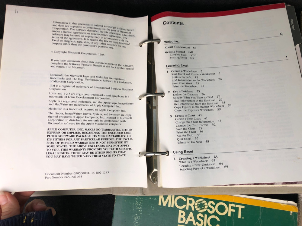 Vintage Macintosh Mircrosoft Multiplan Excel Basics Disks