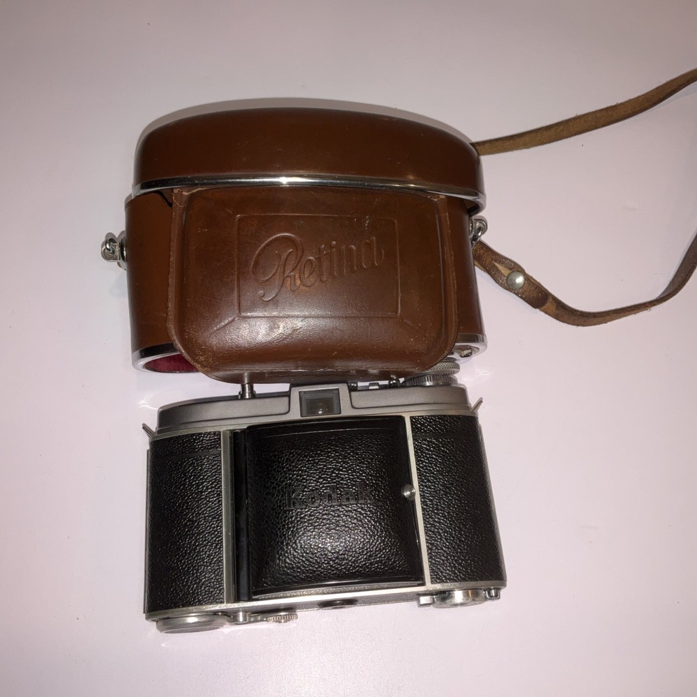Vintage Retina Folding Camera + Case (Intermittent Shutter)