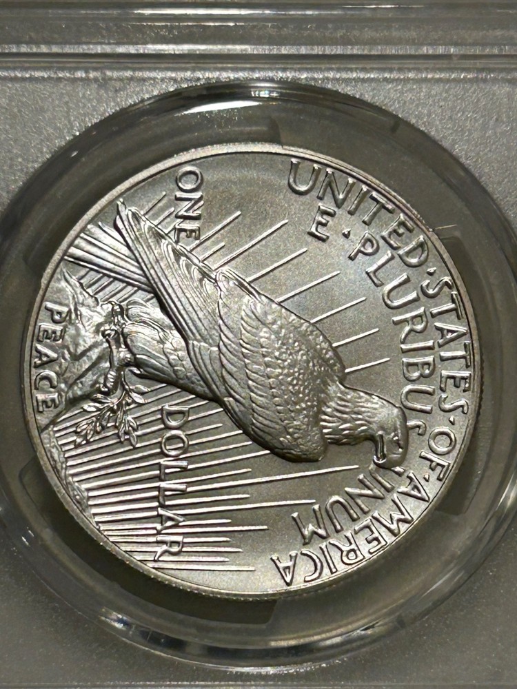 2024 Peace Silver Dollar PCGS MS69 First Strike/Flag Label