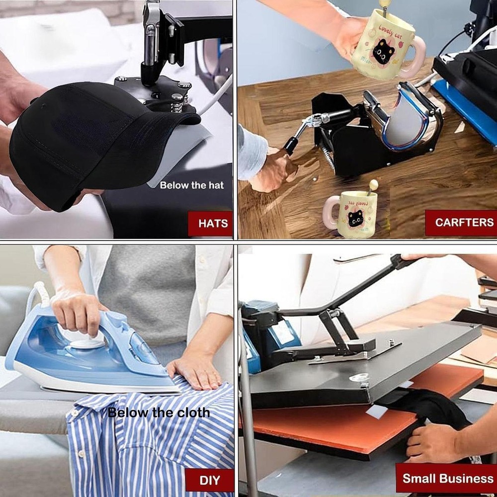 3 Pieces Silicone Heat Press Pads Professional Portable, Practical, Durability
