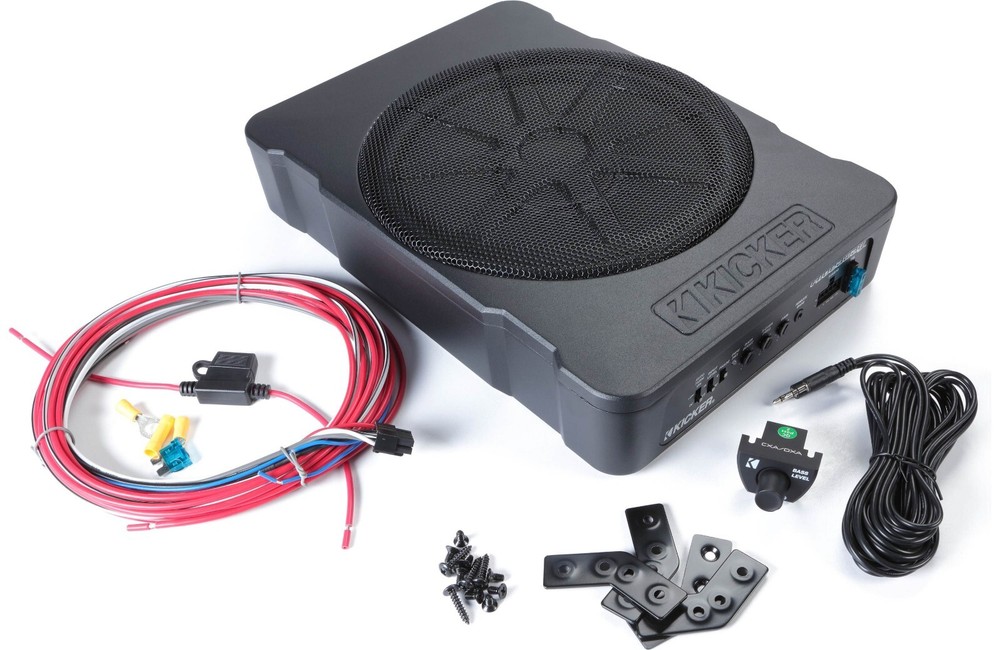 Kicker 51HS10 10 inch powered hideaway compact subwoofer