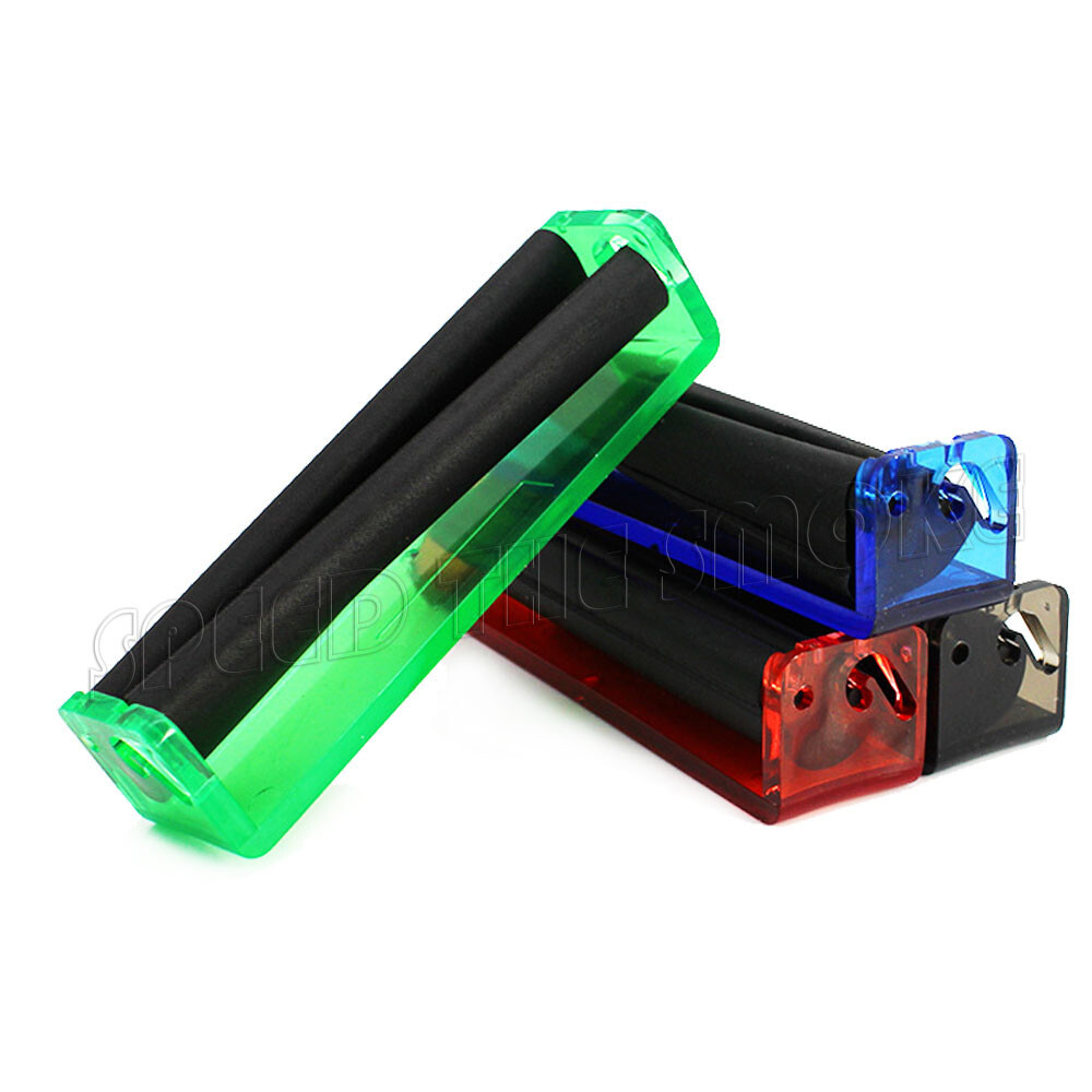 Plastic Rolling Papers Rolling Machine Cigarette Hand Roller Maker 110mm New
