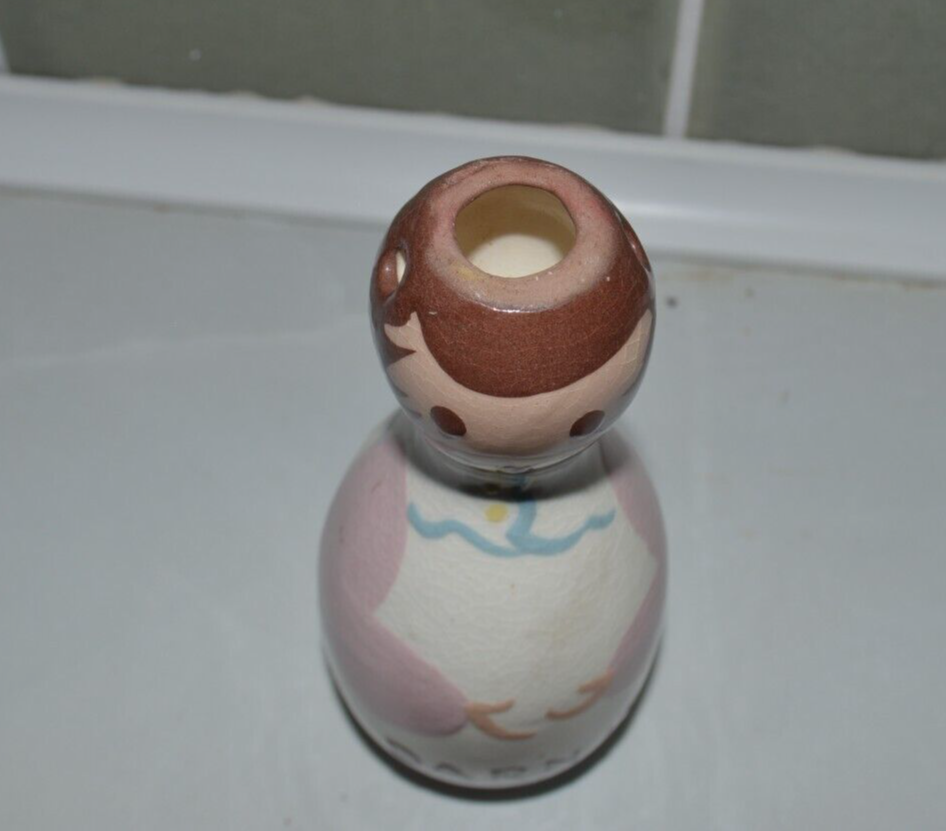 Vintage Darn It Doll Cleminson Pottery Darning Egg Sewing 1940s