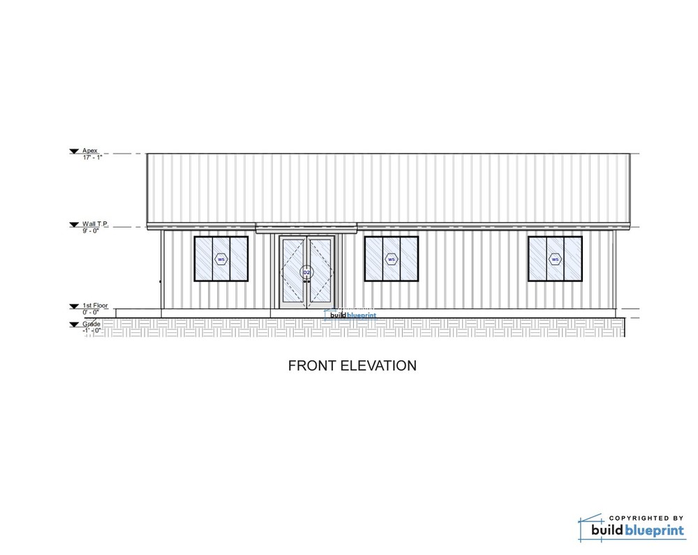 40x50 Lean Modern Cottage Custom Architectural Plans 2000SF - PDF Download