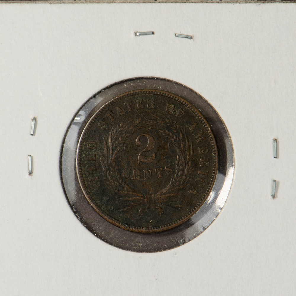1868 2C TWO CENT PIECE ** XF Better Date - SKU-X181