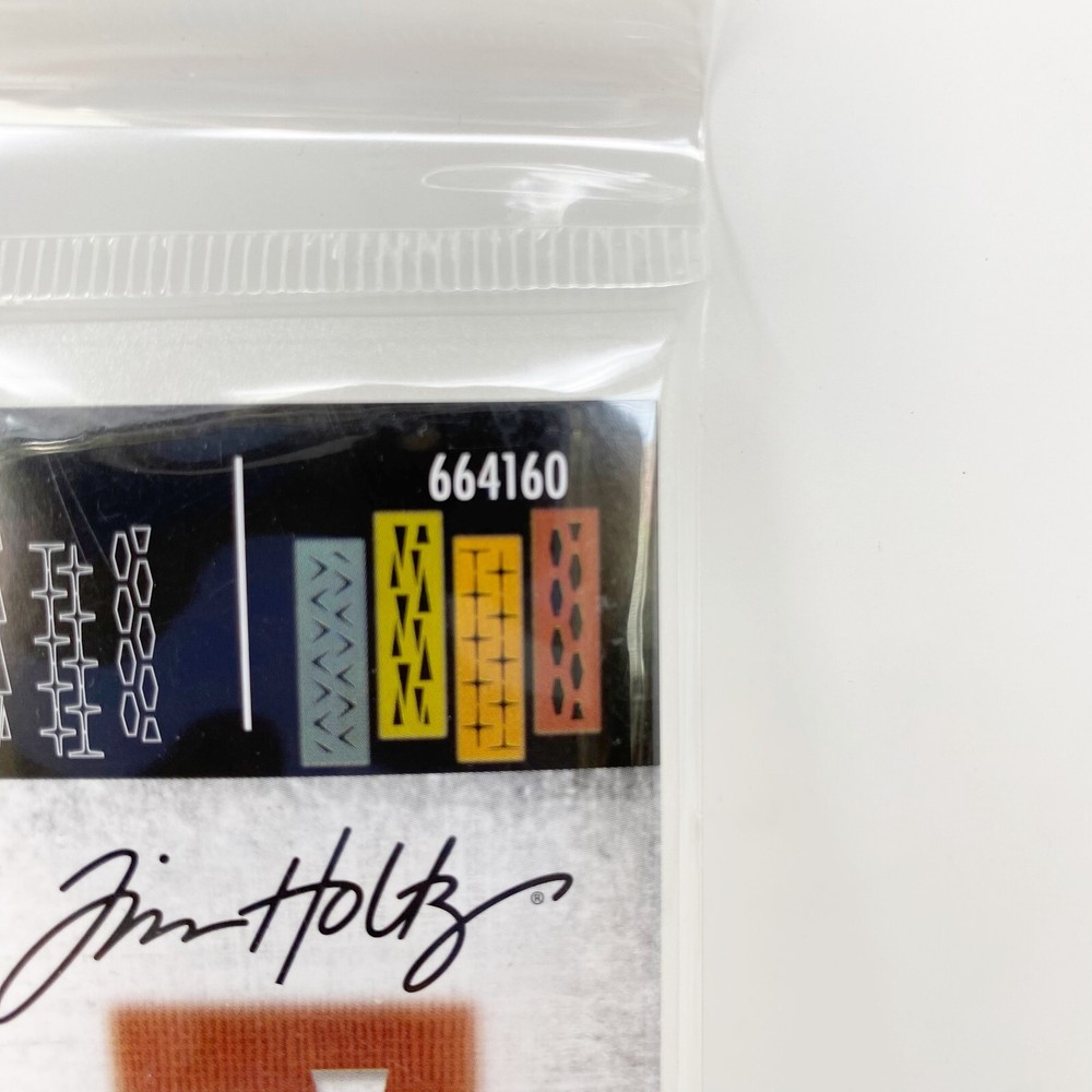 Sizzix Thinlits Tim Holtz Retro Repeat Pattern Cutting Dies 664160 New