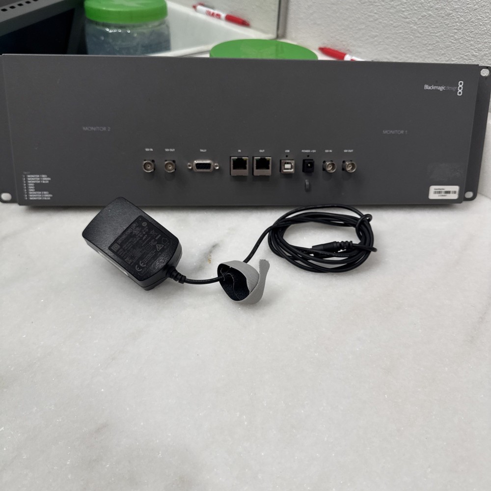 Blackmagic Design SmartView Duo Rackmountable Dual 8" LCD Monitors.