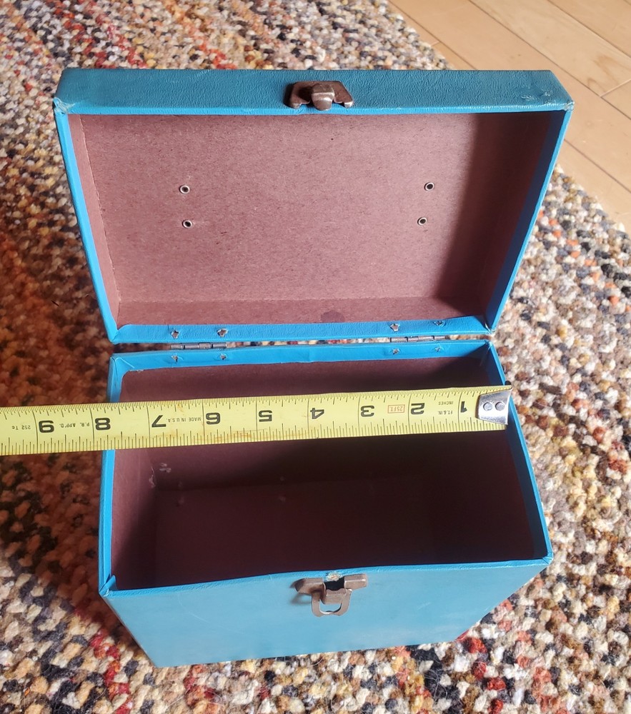 Vintage Cardboard 45 Record Holder Storage Carrying Case