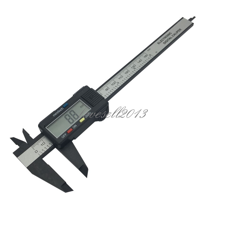LCD Digital Electronic Carbon Fiber Vernier Caliper